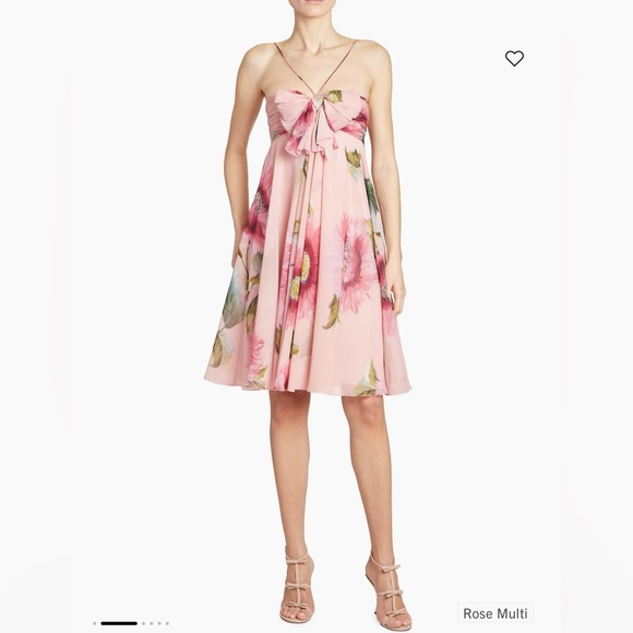 Giambattista Valli Bow Embellished Knee Length Dress - Picture 4 of 14